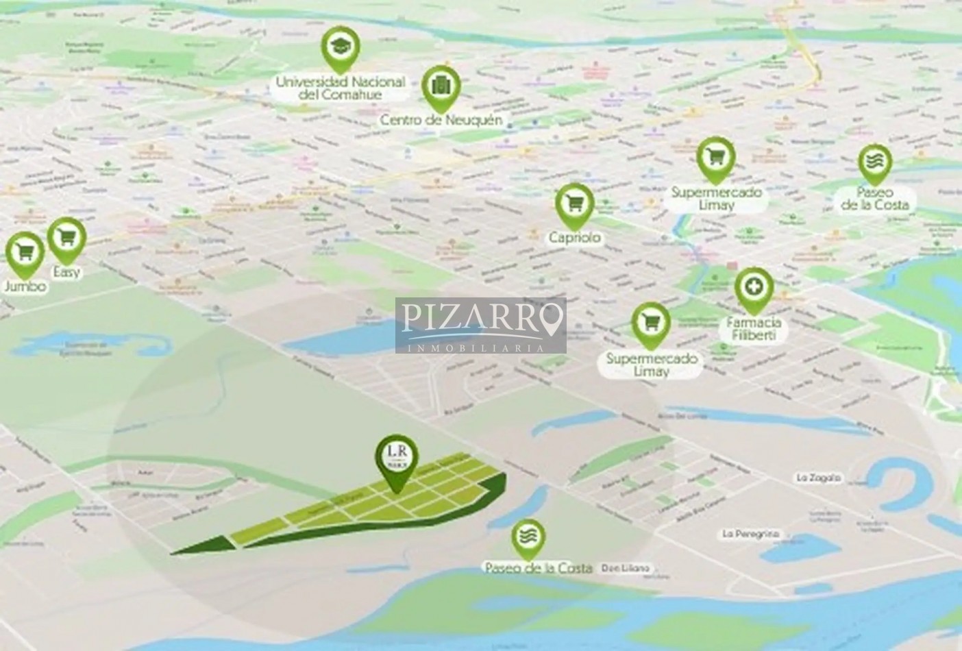 Lote Barrio Residencial La Ribera Pueblo - Zona Paseo de La Costa