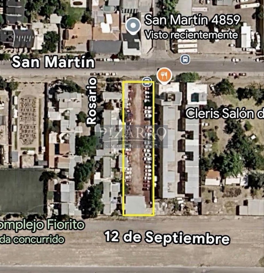  LOTE 1444 m2 - Apto Desarrollo calle San Martin 4800 